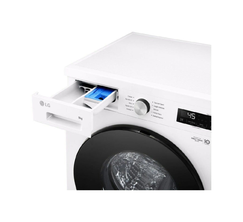 LG F4NX1009NWB Lavatrice cm. 60 - capacità 9 kg - bianco
