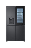 LG GMG960EVEE InstaView Frigorifero con congelatore side by side - cm. 91 h. 179 - lt. 638 - nero