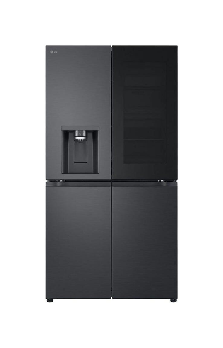 LG GMG960EVEE InstaView Frigorifero con congelatore side by side - cm. 91 h. 179 - lt. 638 - nero