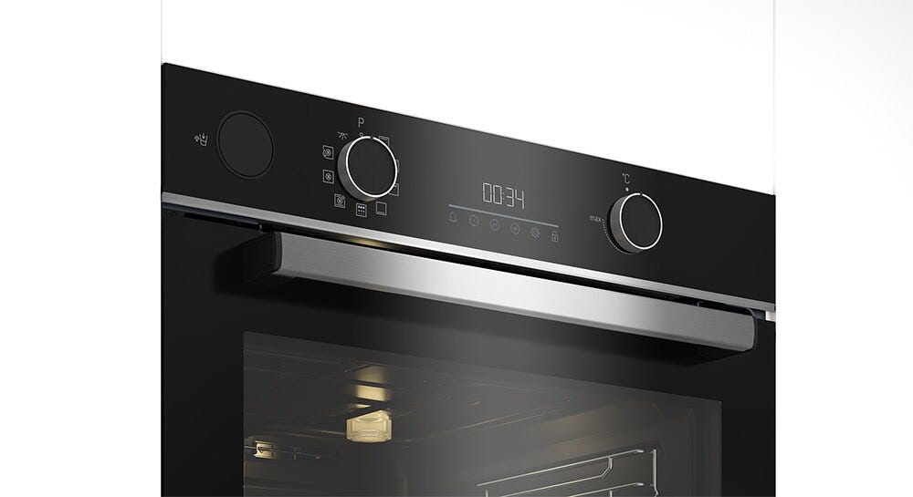 Beko BBIS13300XMPE b300 Forno elettrico termoventilato cm. 60 - inox/nero