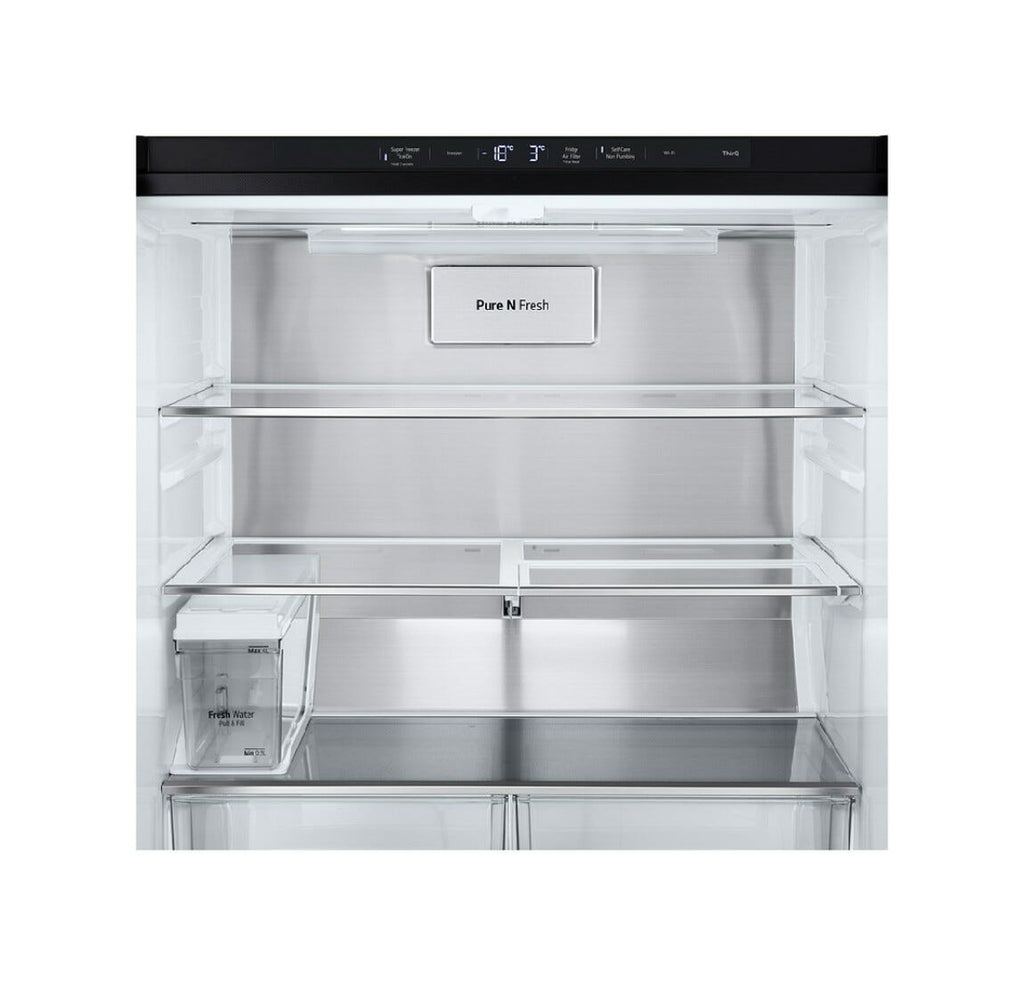 LG GMG861EPAE InstaView Frigorifero con congelatore side by side - cm. 84 h. 179 - lt. 638 - nero