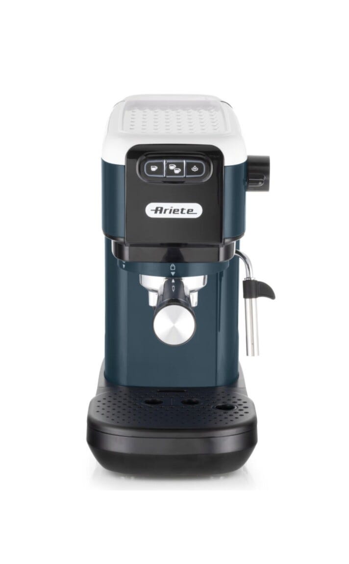 Ariete 1399/11 Macchina per caffè espresso - bianco/blu