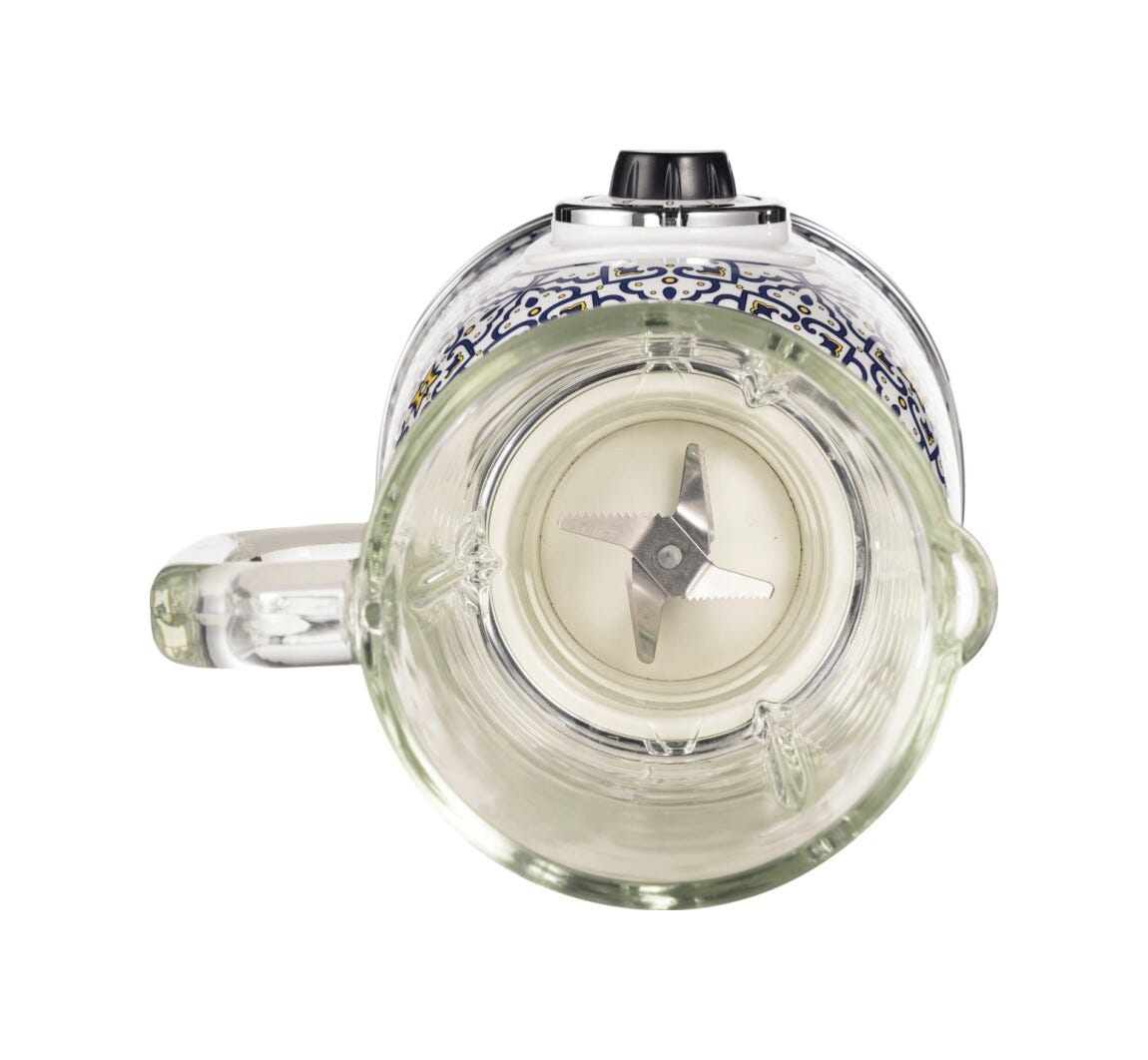 Ariete 0583/0C Capri Frullatore con tazza in vetro - bianco/blu