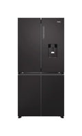 Haier HCR7818DWPT Cube 83 Serie 7 Frigorifero con congelatore side by side - cm. 83 h 182 - lt. 467 - nero ardesia