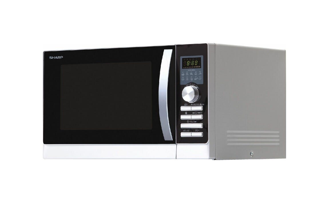 Sharp R843INW Forno microonde cm. 51 - inox/nero