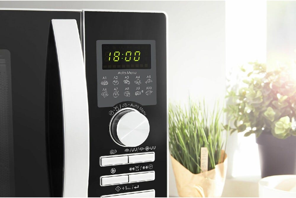 Sharp R843INW Forno microonde cm. 51 - inox/nero