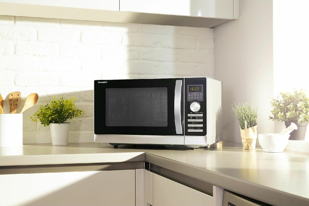 Sharp R843INW Forno microonde cm. 51 - inox/nero
