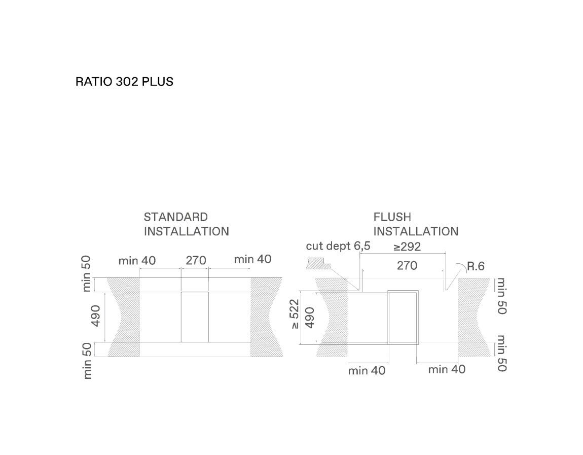 Elica RATIO 302 PLUS BL Piano cottura induzione domino cm. 30, vetro nero