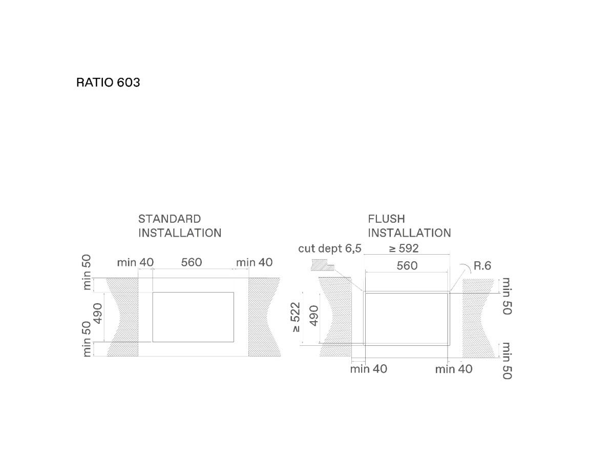 Elica RATIO 603 BL Piano cottura a induzione cm. 60, vetro nero