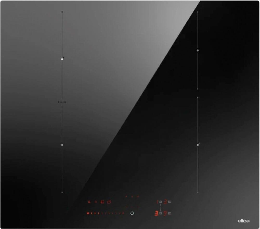 Elica RATIO 604 PLUS BL Piano cottura a induzione cm. 60, vetro nero