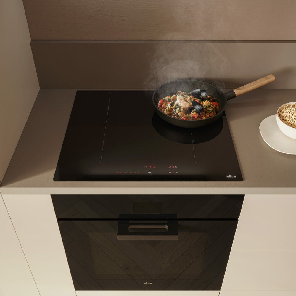 Elica RATIO 604 PLUS BL Piano cottura a induzione cm. 60, vetro nero