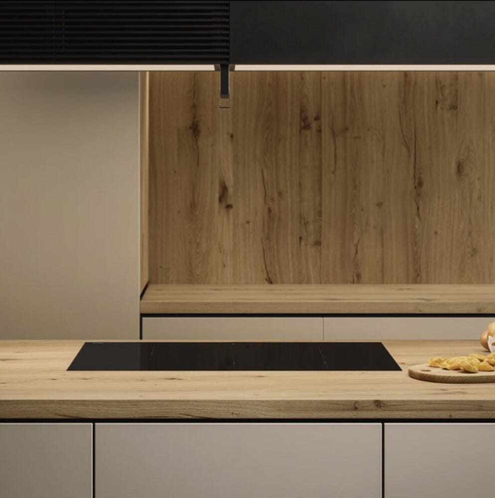 Elica RATIO 804 PLUS BL Piano cottura a induzione cm. 78, vetro nero