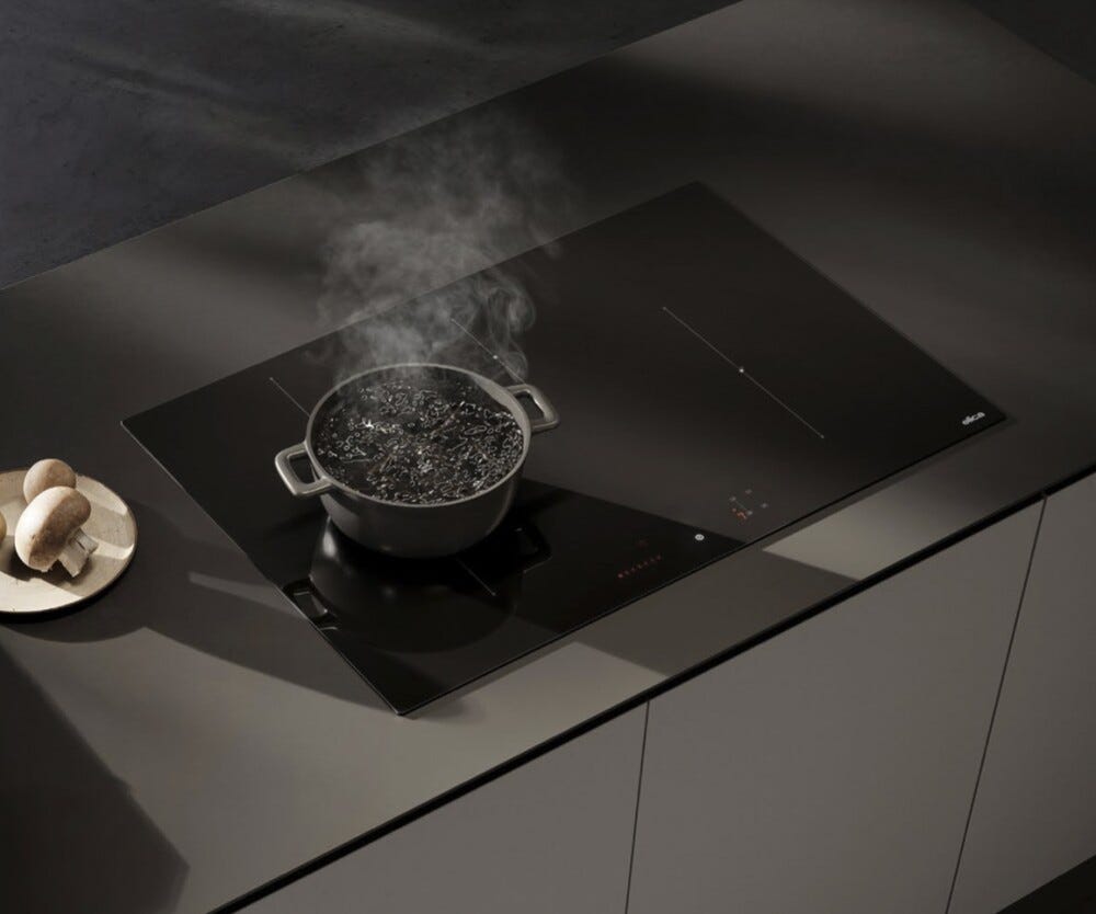 Elica RATIO 804 PLUS BL Piano cottura a induzione cm. 78, vetro nero