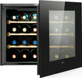 Elica VERITAS BI24 BL Cantina vini da incasso cm. 60 h. 45, 24 bottiglie, vetro nero