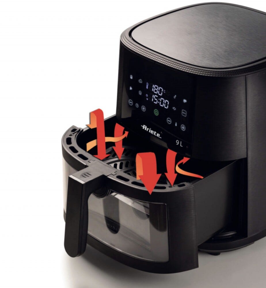 Ariete 4630/00 Friggitrice ad aria - 9 lt - nero