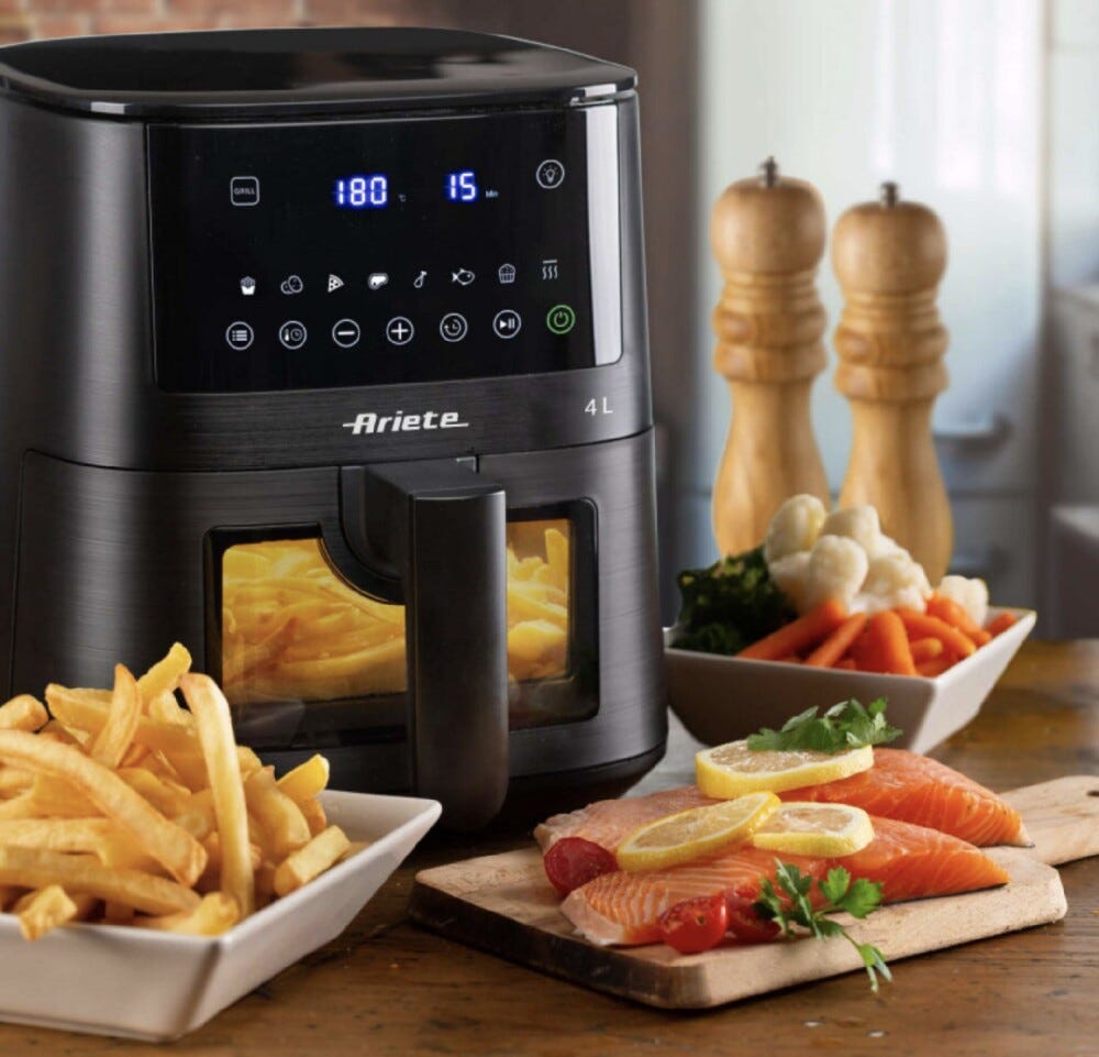 Ariete 4633/00 Friggitrice ad aria - 4 lt - nero