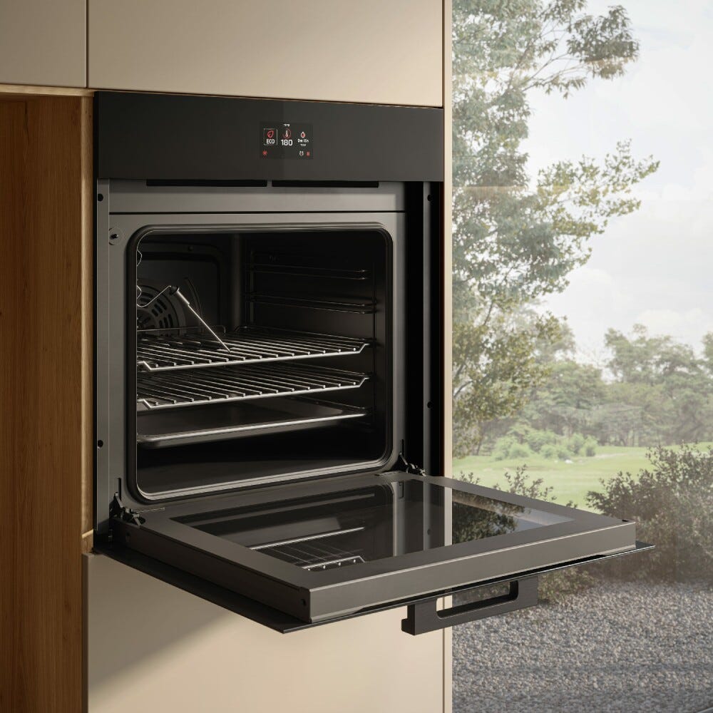 Elica VIRTUS MULTI 60 TFT PYRO BL Forno multifunzione pirolitico cm. 60, vetro nero