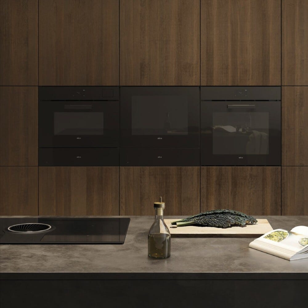 Elica VIRTUS MULTI 60 TFT PYRO BL Forno multifunzione pirolitico cm. 60, vetro nero