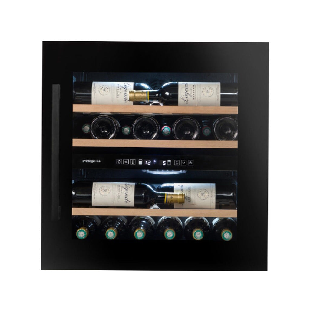 Avintage AVI60F2FV Cantina vino da incasso 28 bottiglie, doppia zona, sistema autoventilato, classe F