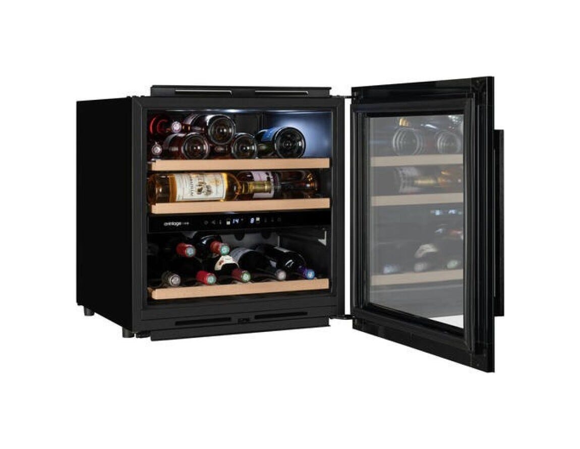 Avintage AVI60F2FV Cantina vino da incasso 28 bottiglie, doppia zona, sistema autoventilato, classe F