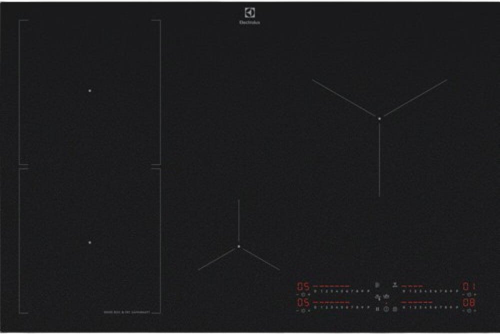 Electrolux EIS87453IZ Serie 800 Sense Boil Piano cottura a induzione cm. 77 - vetro nero