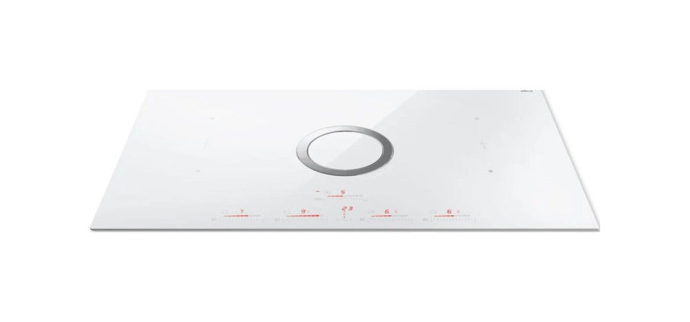 Elica NIKOLATESLA SWITCH EVO WH/A/83 Evo Collection Piano cottura induzione cm. 83, cappa integrata, vetro bianco