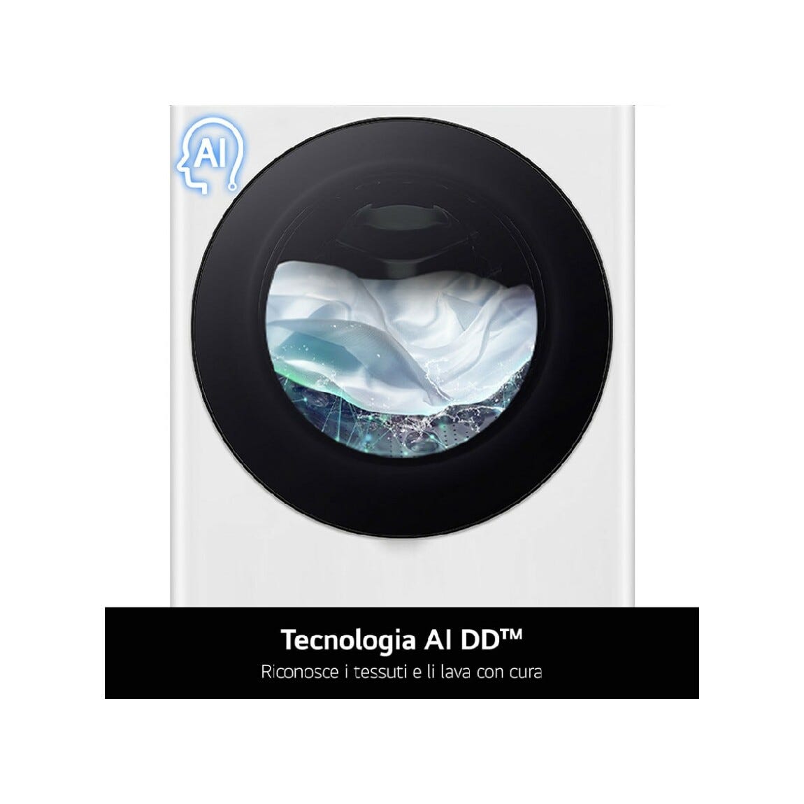 LG F2R3S09AIDD Serie R3 Lavatrice cm. 60 - capacità 9 kg - bianco