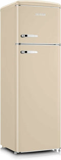 Severin RKG 8985 Retrò Frigorifero con congelatore a libera installazione - cm. 55 h 166 - lt. 246 - crema