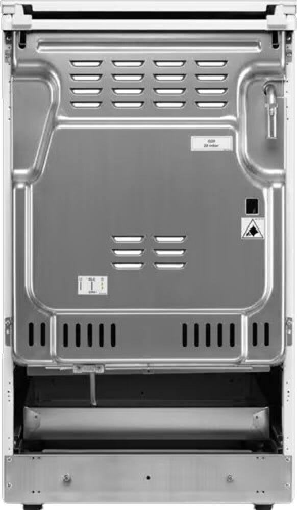 Electrolux LKK500010W Cucina da accosto cm. 50 - 4 fuochi gas + 1 forno elettrico - bianco