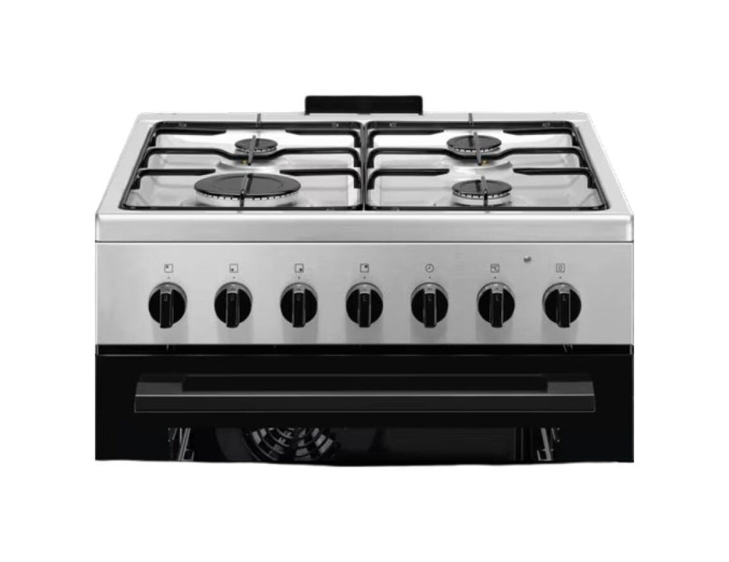 Electrolux LKK620010X Cucina da accosto cm. 60 - 4 fuochi gas + 1 forno elettrico - inox antimpronta