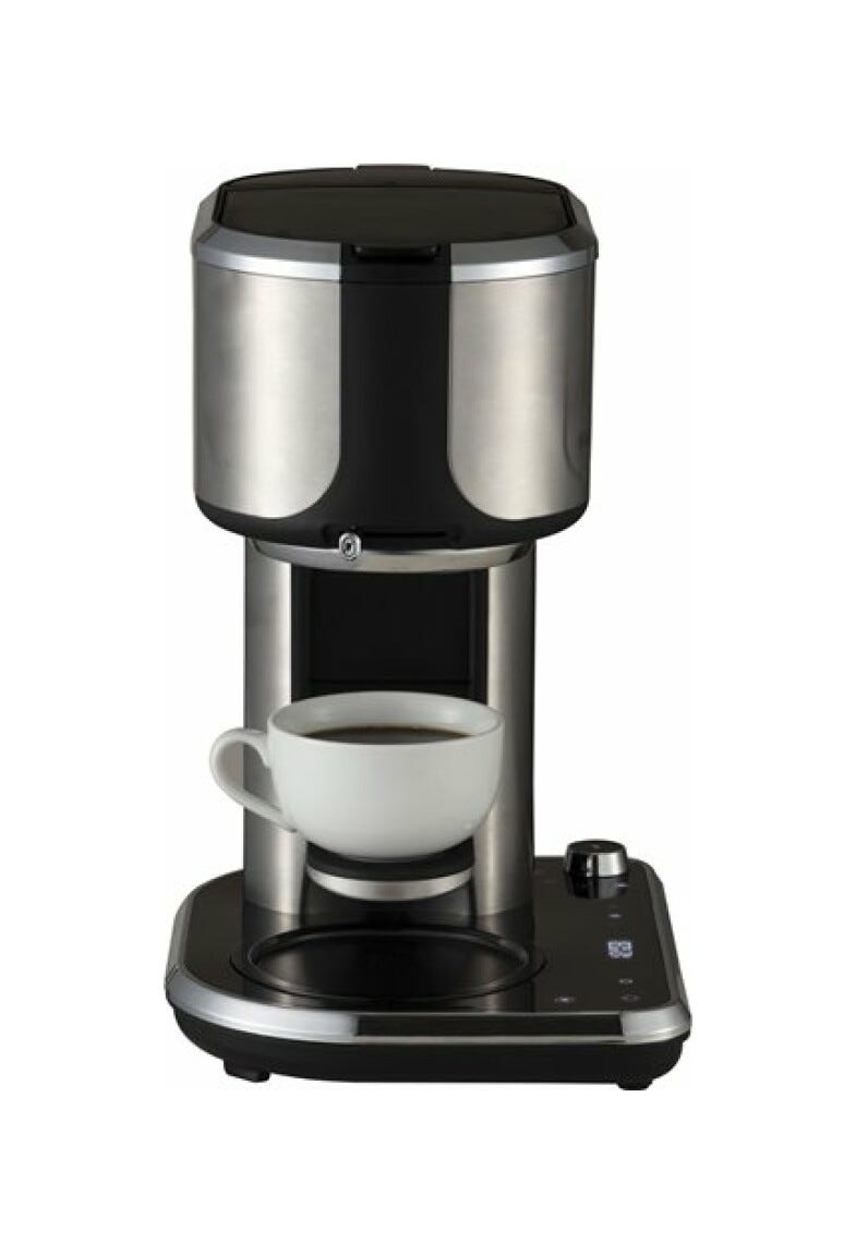 Russell Hobbs Attentiv Coffee Station Macchina per caffè con caraffa in vetro - inox