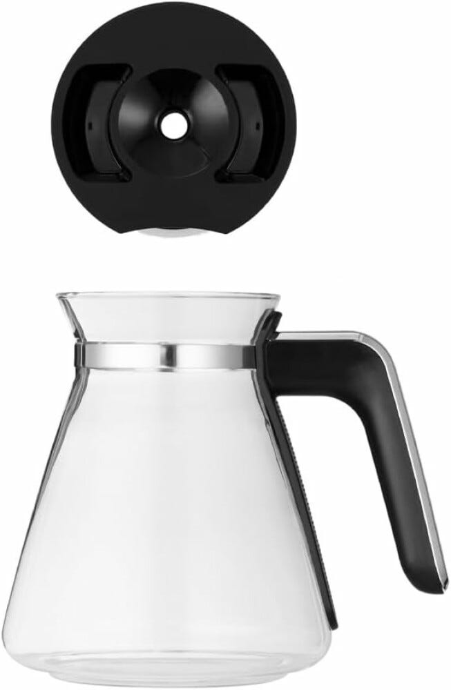 Russell Hobbs Attentiv Coffee Station Macchina per caffè con caraffa in vetro - inox