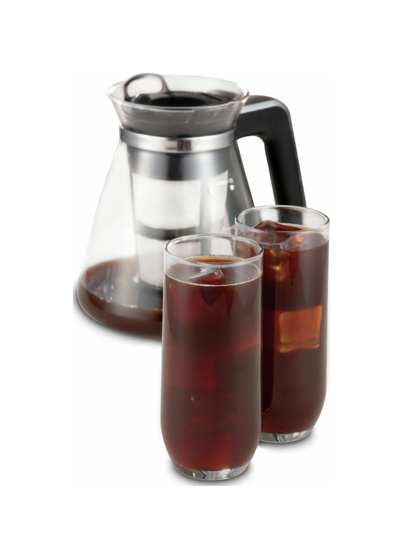 Russell Hobbs Attentiv Coffee Station Macchina per caffè con caraffa in vetro - inox