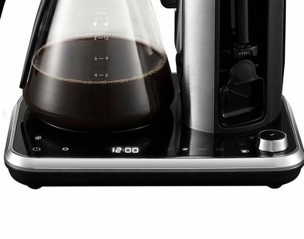 Russell Hobbs Attentiv Coffee Station Macchina per caffè con caraffa in vetro - inox