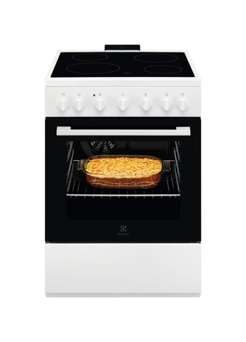 Electrolux LKR620066W Cucina da accosto cm. 60 - 4 zone elettriche - bianco