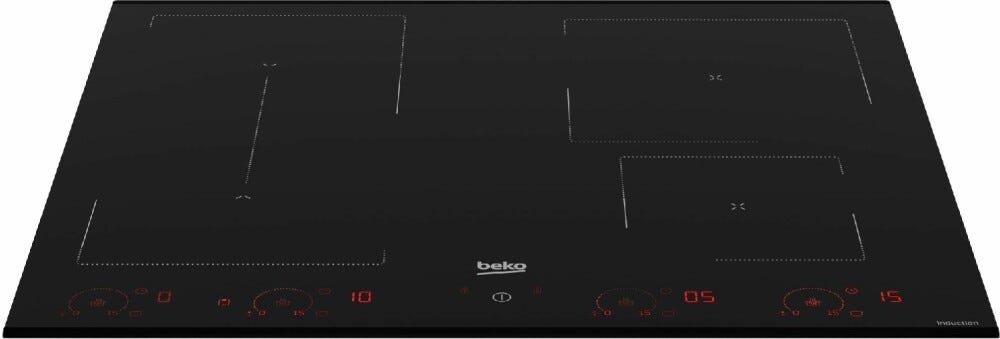 Beko HII64822QUFT bPRO 500 Piano cottura a induzione cm. 59 - vetro nero