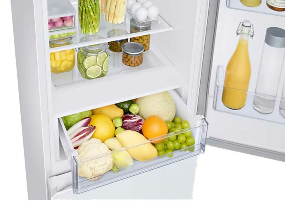 Samsung RB34C602EWW/EF Serie 6 Frigorifero con congelatore a libera installazione cm. 60 h. 185 - lt. 344 - bianco