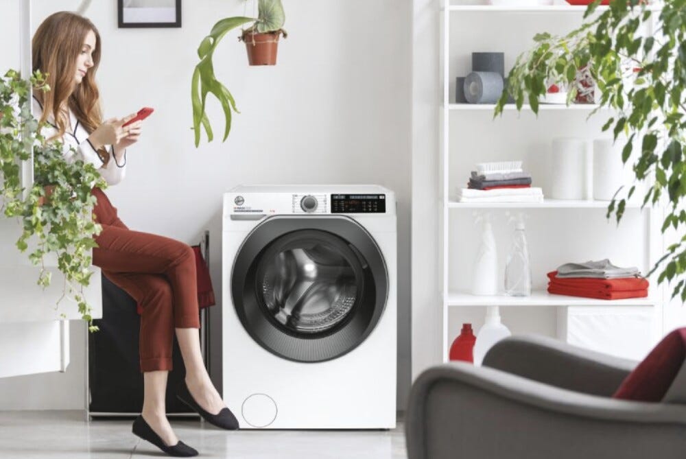 Hoover HW 28AMBS/1-S H-WASH 500 Lavatrice cm. 60 - capacità 8 kg - bianco