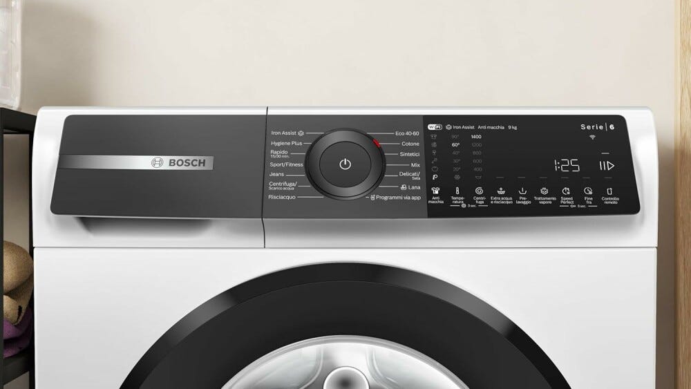 Bosch WGH24400IT 6 Lavatrice cm. 60 - capacità 9 kg - bianco