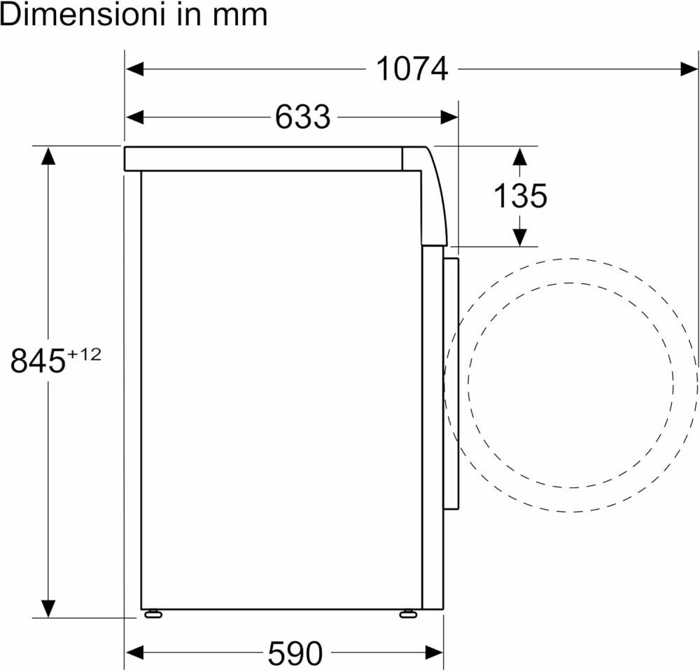 Bosch WGH24400IT 6 Lavatrice cm. 60 - capacità 9 kg - bianco