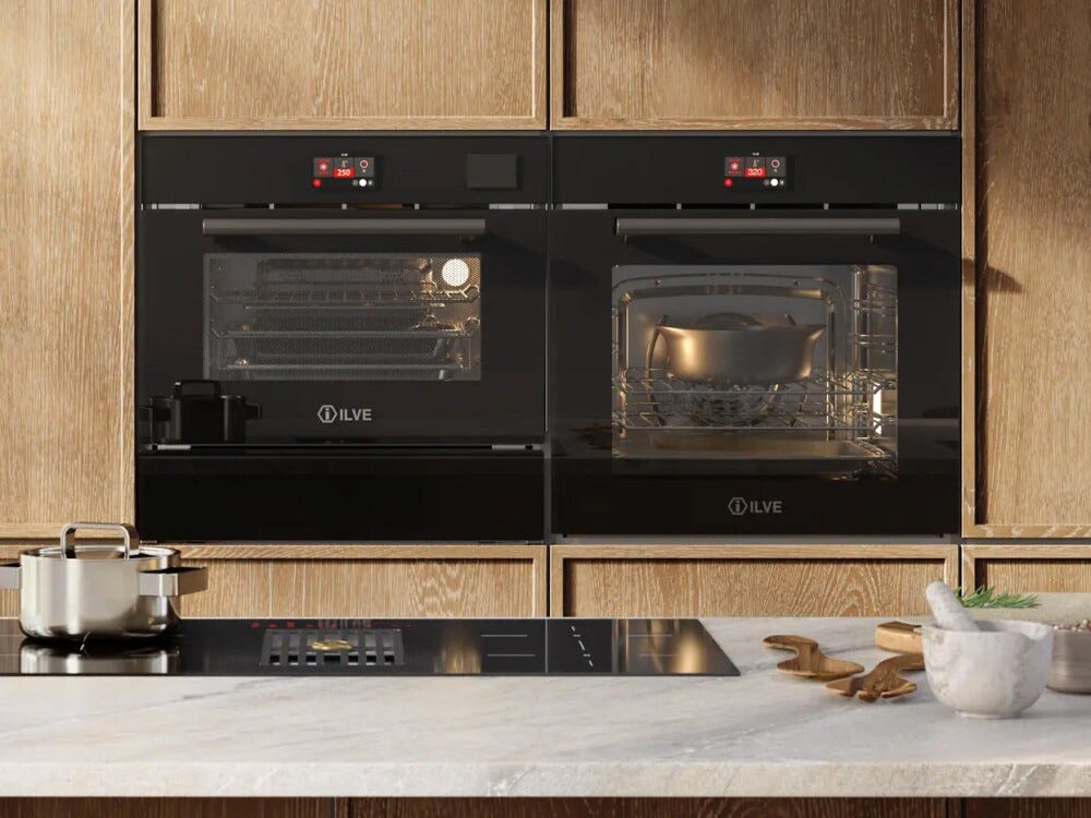 ILVE OV601GTPY Professional Plus Forno elettrico pirolitico cm 60 - vetro nero