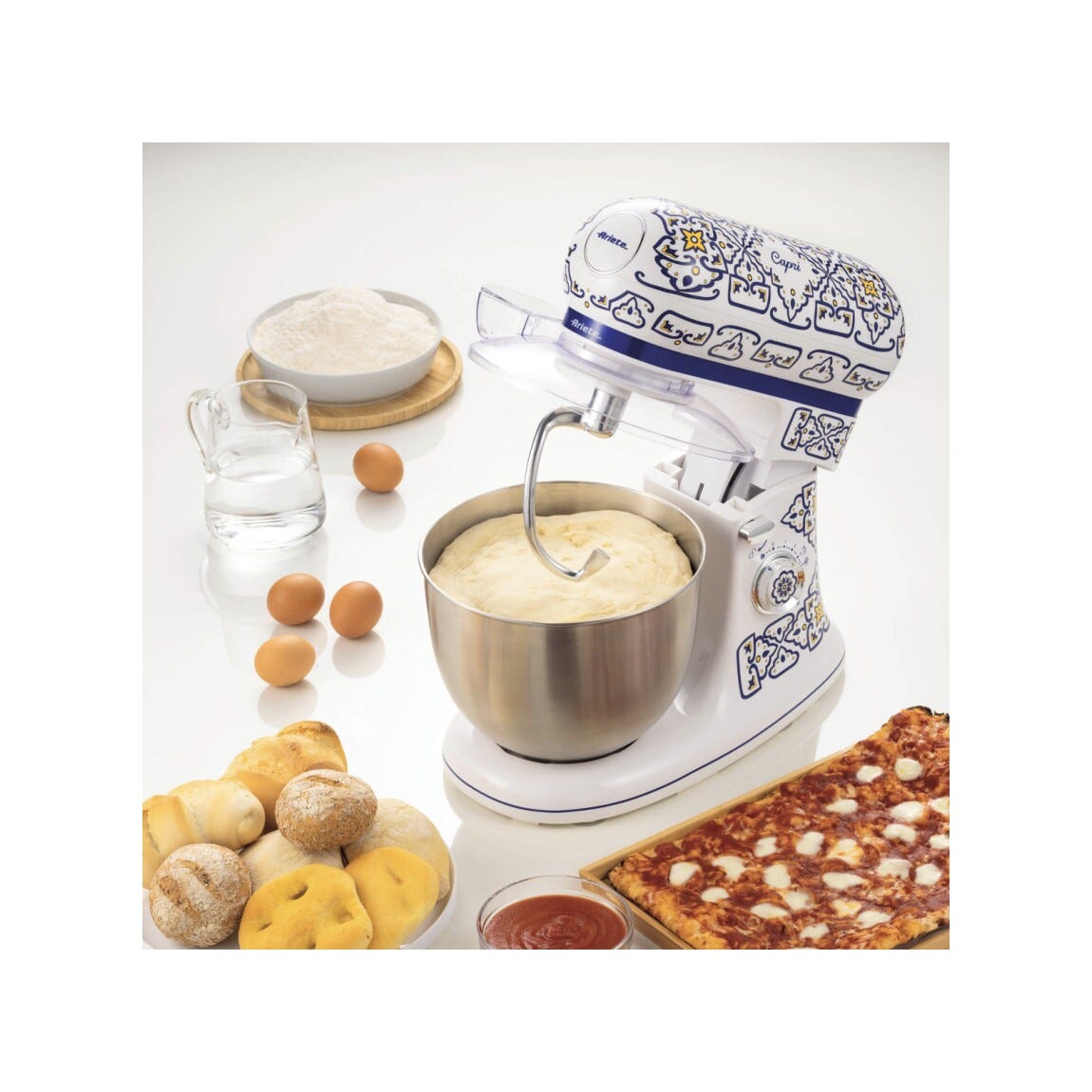 Ariete 1588/0C Capri Impastatrice planetaria lt. 5,5 - bianco/blu