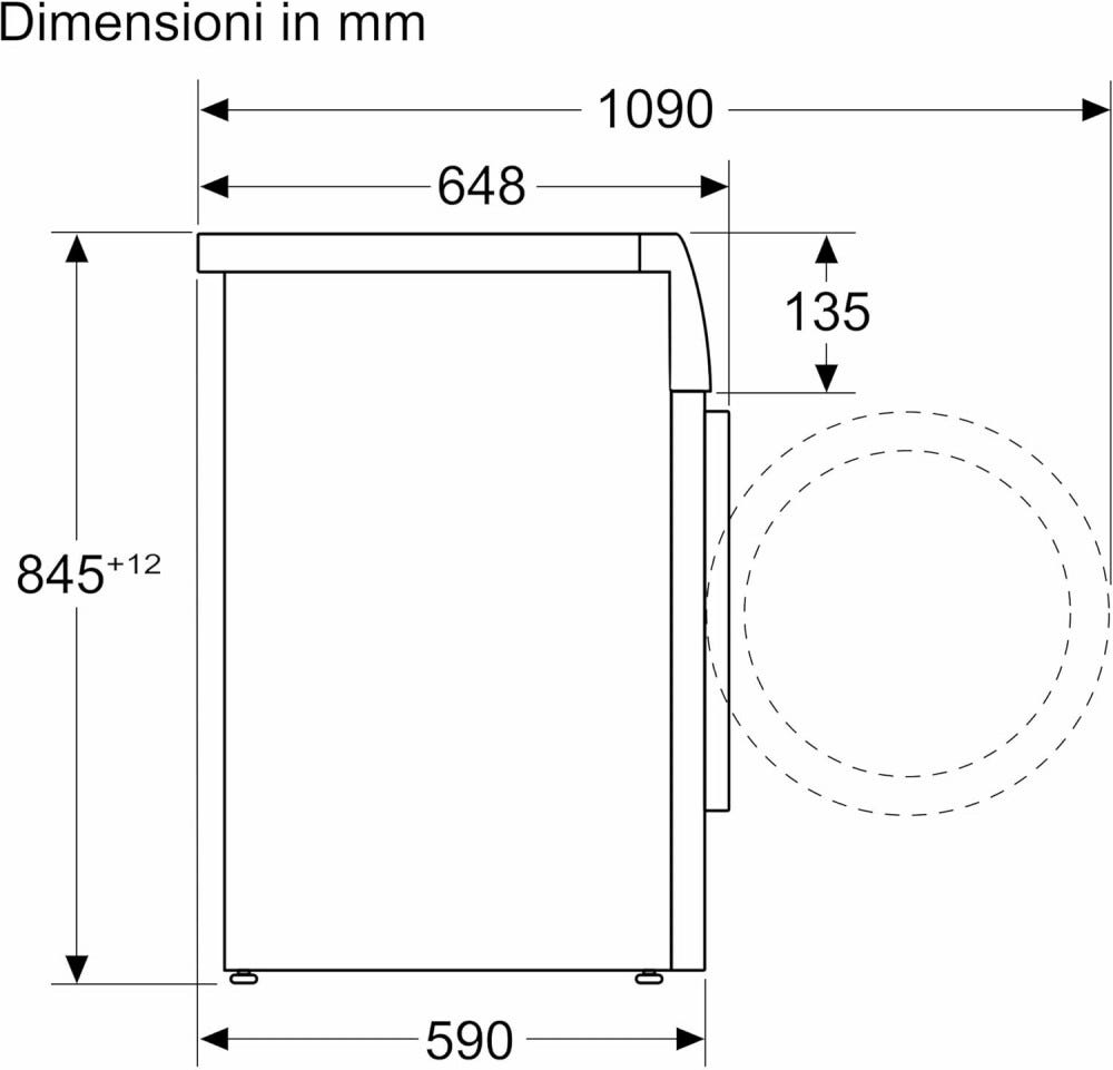 Bosch WGB24402IT 8 Lavatrice cm. 60 - capacità 9 kg - bianco