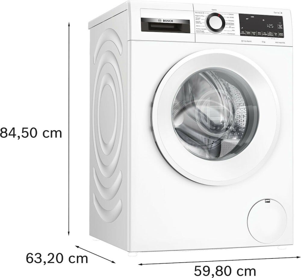 Bosch WGG244Z6IT 6 Lavatrice cm. 60 - capacità 9 kg - bianco