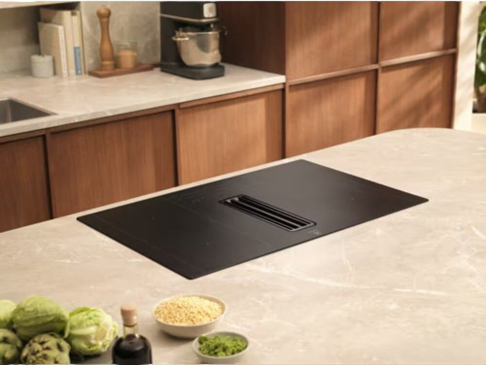Electrolux KCC84450CZ SaphirMatt Piano cottura induzione con cappa integrata cm. 80 - vetro nero
