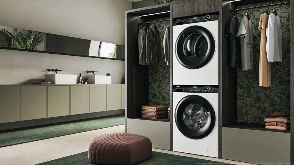 Haier HD100-A2939E-IT I-Pro Serie 3 Asciugatrice cm. 60 - capacità 10 kg - bianco