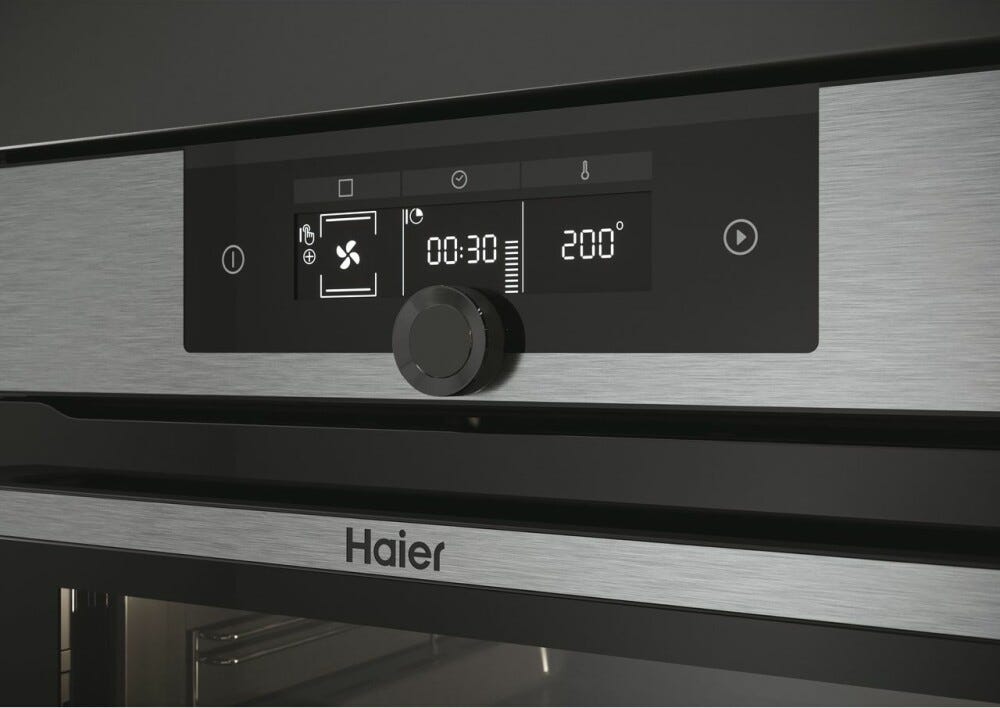 Haier HWO60SM2F9XH I-Turn Serie 2 Forno elettrico pirolitico cm. 60 - inox
