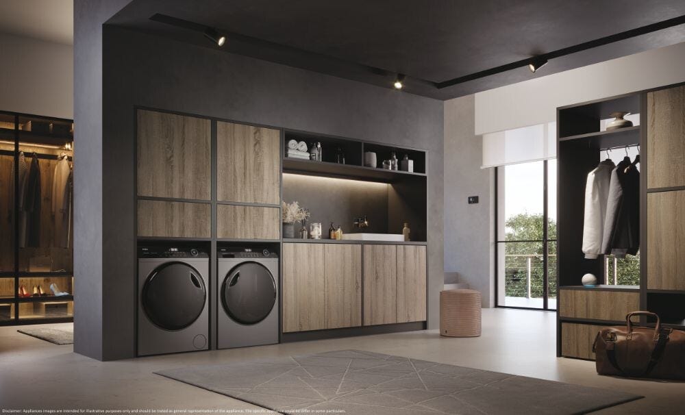 Haier HD80-A3959R-S I-Pro Serie 5 Asciugatrice cm. 60 - capacità - 8 kg - antracite