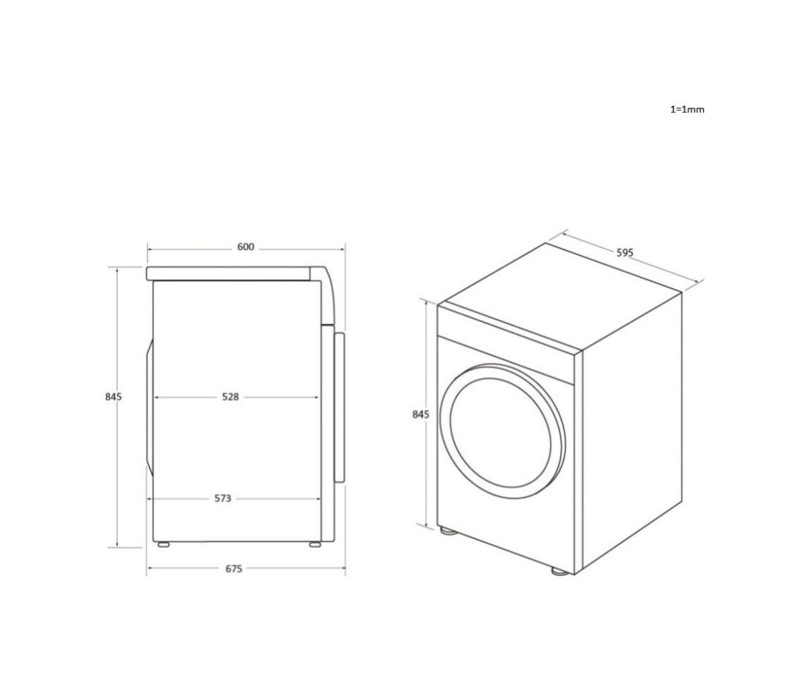 Haier HD80-A3959R-S I-Pro Serie 5 Asciugatrice cm. 60 - capacità - 8 kg - antracite