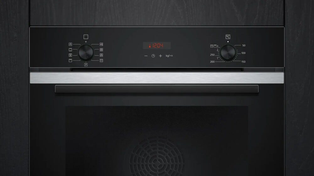 Siemens HB273ABS3 iq300 Forno elettrico pirolitico 71 l, Aria calda 3D Plus, inox, 7l